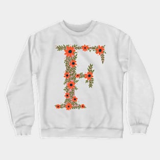 Alphabet F Crewneck Sweatshirt